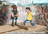 Cartoon: Mittelalter (small) by Joshua Aaron tagged folter,mittelalter,rechen,bestrafung,gerichtsurteil