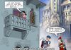 Cartoon: Romeo und Julia Update (small) by Joshua Aaron tagged romeo,julia,dick,pic,pandemie,mundschutz,nasenschutz,shakespear,balkonszene