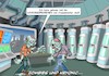 Cartoon: Tiefkühlkost (small) by Chris Berger tagged kryonic,cryonic,zombies,tiefkuehlkost,eingefroren