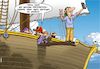 Cartoon: Über die Planke (small) by Chris Berger tagged pirat,smartphone,facebook,soziale,medien,selfie,generation