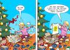 Cartoon: Verpackung (small) by Chris Berger tagged fridays,for,future,umweltschutz,verpackungswahn,weihnachten,müllberg