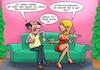 Cartoon: Zu wenig Sex (small) by Joshua Aaron tagged treffen,party,bekanntschaft,sex,gespräch,kennenlernen