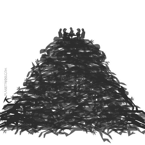 Cartoon: Meeting (medium) by Kike Estrada tagged crime,government