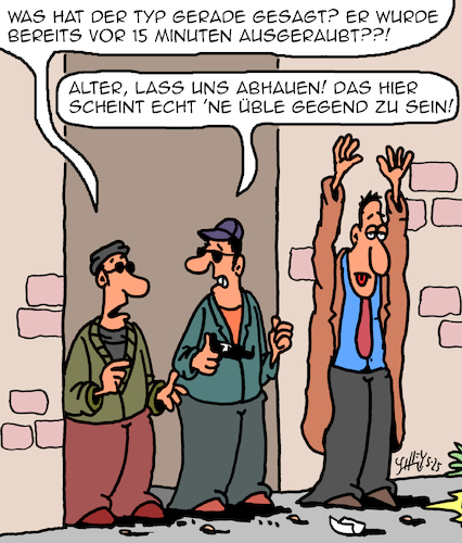 Cartoon: Ausgeraubt! (medium) by Karsten Schley tagged kriminalität,raub,politikversagen,städte,kriminalstatistik,sicherheit,gewalt,polizei,medien,politik,gesellschaft,kriminalität,raub,politikversagen,städte,kriminalstatistik,sicherheit,gewalt,polizei,medien,politik,gesellschaft