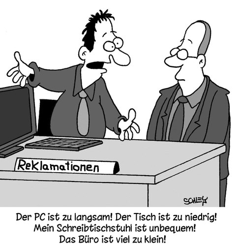 Cartoon: Beschwerden (medium) by Karsten Schley tagged wirtschaft,kunden,deutschland,service,kundenservice,beschwerden,wut,geld,wirtschaft,deutschland,kunden,service,kundenservice,beschwerden,wut,geld