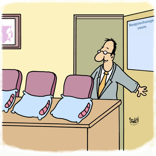 Cartoon: Besprechung (medium) by Karsten Schley tagged arbeit,büro,jobs,wirtschaft,business,besprechungen,meetings,konferenzen,arbeit,büro,jobs,wirtschaft,business,besprechungen,meetings,konferenzen