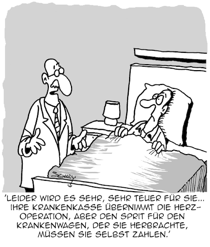 Cartoon: DAS wird teuer!! (medium) by Karsten Schley tagged gesundheit,operationen,krankenkassen,spritpreise,ärzte,patienten,preissteigerungen,inflation,rezession,politik,gesellschaft,gesundheit,operationen,krankenkassen,spritpreise,ärzte,patienten,preissteigerungen,inflation,rezession,politik,gesellschaft