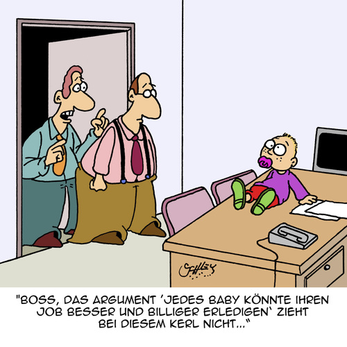 Cartoon: Gehts noch billiger? (medium) by Karsten Schley tagged arbeit,arbeitgeber,arbeitnehmer,löhne,bezahlung,wirtschaft,business,karriere,kinder,büro,industrie,arbeit,arbeitgeber,arbeitnehmer,löhne,bezahlung,wirtschaft,business,karriere,kinder,büro,industrie