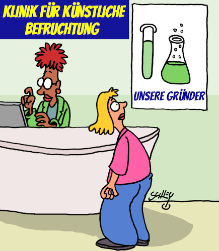 Cartoon: Gründer (medium) by Karsten Schley tagged familienplanung,frauen,kinder,kinderwunsch,schwangerschaft,medizin,forschung,technik,künstliche,befruchtung,gesellschaft,familienplanung,frauen,kinder,kinderwunsch,schwangerschaft,medizin,forschung,technik,künstliche,befruchtung,gesellschaft