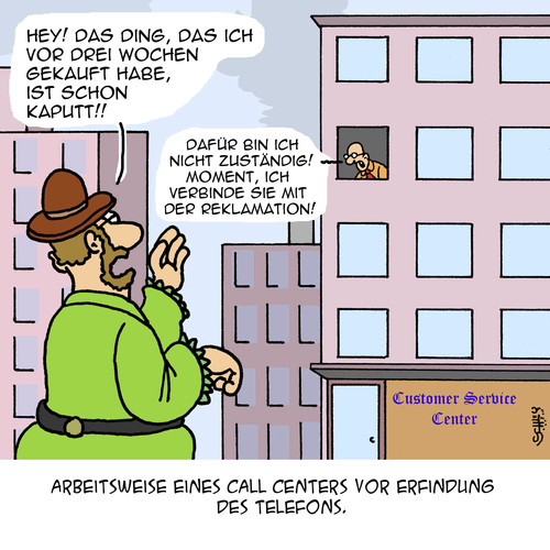 Cartoon: Gute alte Zeit... (medium) by Karsten Schley tagged technik,callcenter,business,wirtschaft,kundenservice,geschichte,marketing,sales,technik,callcenter,business,wirtschaft,kundenservice,geschichte,marketing,sales