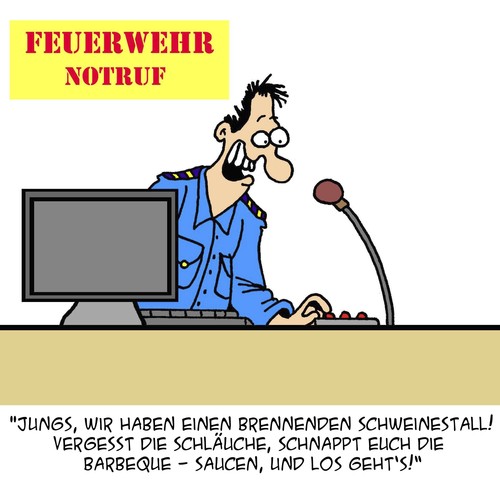 Cartoon: HILFE! FEUER!! (medium) by Karsten Schley tagged katastrophen,katastrophenhilfe,feuerwehr,rettung,notfall,jobs,katastrophen,katastrophenhilfe,feuerwehr,rettung,notfall,jobs