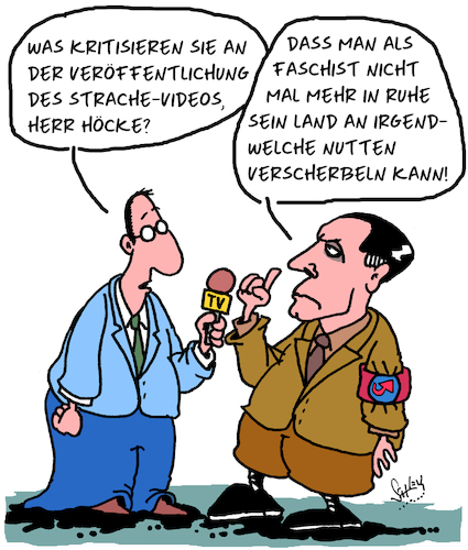 Cartoon: Höckes Kritik (medium) by Karsten Schley tagged afd,fpö,neonazis,höcke,korruption,landesverrat,oligarchen,gesetze,österreich,populisten,rechtsextremisten,demokratie,politik,afd,fpö,neonazis,höcke,korruption,landesverrat,oligarchen,gesetze,österreich,populisten,rechtsextremisten,demokratie,politik