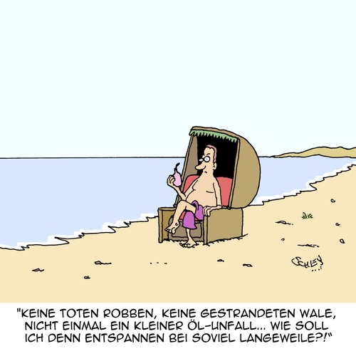 Cartoon: Laaaaangweilig!!!! (medium) by Karsten Schley tagged urlaub,erholung,strand,natur,wale,robben,see,meer,schiffahrt,urlaub,erholung,strand,natur,wale,robben,see,meer,schiffahrt