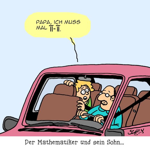 Cartoon: Mathe (medium) by Karsten Schley tagged mathematik,mathematiker,bildung,berufe,familie,kinder,autos,verkehr,reisen,natur,mathematik,mathematiker,bildung,berufe,familie,kinder,autos,verkehr,reisen,natur