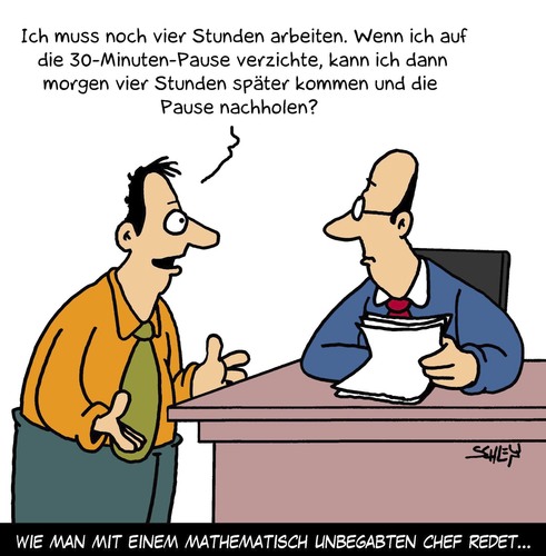 Cartoon: Mathematik (medium) by Karsten Schley tagged arbeitgeber,arbeitsplätze,arbeit,vorgesetzte,mathematik,business,wirtschaft,arbeitnehmer,arbeit,arbeitsplätze,arbeitgeber,arbeitnehmer,business,mathematik,vorgesetzte