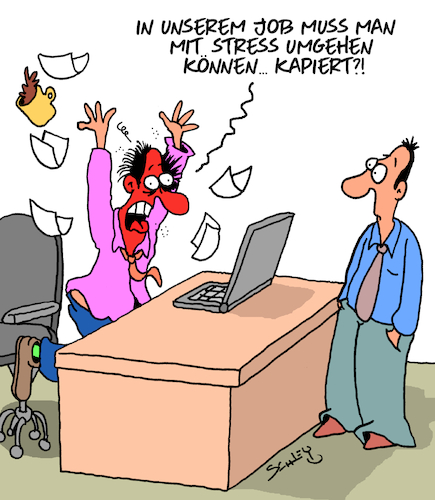 Cartoon: STRESS!!! (medium) by Karsten Schley tagged stress,arbeit,jobs,gesundheit,business,wirtschaft,ausgeglichenheit,gleichmut,druck,gesellschaft,stress,arbeit,jobs,gesundheit,business,wirtschaft,ausgeglichenheit,gleichmut,druck,gesellschaft
