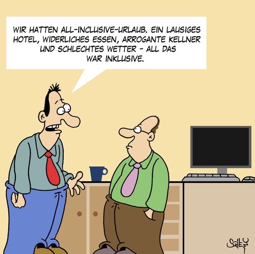 Cartoon: Urlaub (medium) by Karsten Schley tagged tourismus,pauschalurlaub,ferien,pauschaltourismus,urlaub,hotels,reisen,pauschalurlaub,tourismus,pauschaltourismus,ferien,reisen,hotels,urlaub