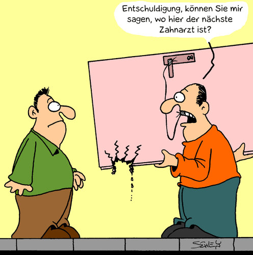 Cartoon: Zahnarzt (medium) by Karsten Schley tagged gesundheit,gesellschaft,ärzte,zahnärzte,medizin,gesundheit,gesellschaft,ärzte,zahnärzte,medizin,arzt,patient