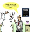 Cartoon: Beim Arzt (small) by Karsten Schley tagged gesundheit,wetter,schnee,winter,schneemänner,ärzte,tiere,kaninchen,natur