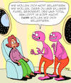 Cartoon: Bekloppt (small) by Karsten Schley tagged aliens,scifi,weltraum,internet,schnaps,frauen,männer,belästigung,medien,ufos,filme,literatur,comics,gesellschaft