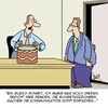 Cartoon: Budgetkürzung (small) by Karsten Schley tagged business,wirtschaft,jobs,budget,kommunikation,kürzungen,geld,büro,arbeit,budgetkürzungen,kosten,kostensenkung