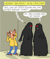 Cartoon: Dämonen (small) by Karsten Schley tagged dämonen,mut,persönlichkeit,psychologie,leben,widerstand,mentalität,kampfgeist