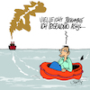 Cartoon: Das Boot (small) by Karsten Schley tagged afd,asyl,deutschland,rassismus,rechtsextremismus,populismus,frauke,petry,führungsstil,politik