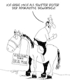 Cartoon: Der Fünfte Reite (small) by Karsten Schley tagged social,media,sozialverhalten,technik,fakenews,computer,internet,wissenschaft,realität,politik,sucht,meinung,stimmungsmache,demokratie