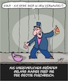 Cartoon: Der große Durchbruch (small) by Karsten Schley tagged showbiz,zauberer,magie,film,theater,variete,fernsehen,karriere,erfolg,gesellschaft