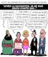 Cartoon: Effet Secondaire (small) by Karsten Schley tagged politique,sante,corona,covid19,vaccination,effets,secondaires