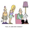 Cartoon: Ein FARBIGER Freund??! (small) by Karsten Schley tagged männer,frauen,liebe,beziehungen,familie,väter,töchter