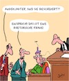 Cartoon: Einspruch!! (small) by Karsten Schley tagged justiz,gerichte,angeklagte,verteidigung,staatsanwälte,richter,gesetze,fragetechnik