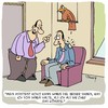 Cartoon: ER sagt was ICH denke! (small) by Karsten Schley tagged arbeit,arbeitgeber,arbeitnehmer,beurteilungen,business,jobs,tiere,vögel