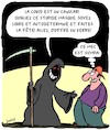 Cartoon: Faites la Fete! (small) by Karsten Schley tagged covid19,sante,education,systeme,de,politique,confinement,economie,emplois