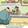 Cartoon: Fastfood (small) by Karsten Schley tagged restaurants,fastfood,gastronomie,verantwortung,gesundheit,übergewicht,ernährung
