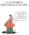 Cartoon: Gefährlich! (small) by Karsten Schley tagged massentierhaltung,ernährung,tierfutter,mast,medikamente,hormone,business,wirtschaft,profite,gesellschaft,gesundheit