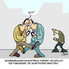 Cartoon: Helmpflicht (small) by Karsten Schley tagged politik,politiker,gesundheit,smartphones,technik