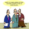 Cartoon: Herr Peters (small) by Karsten Schley tagged business,wirtschaft,konzerne,geld,tiere,hunde,hundefutter,ernährung