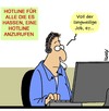 Cartoon: Hotline (small) by Karsten Schley tagged wirtschaft,business,deutschland,marketing,kunden,kundenservice,hotlines
