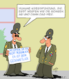 Cartoon: Humane Kriegsführung (small) by Karsten Schley tagged krieg,kriegsführung,militär,humanität,bomben,business,psychologie,politik,regeln,gesellschaft