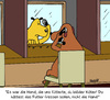 Cartoon: Im Knast (small) by Karsten Schley tagged hunde,tiere,haustiere,ernährung,tiernahrung,natur,gerechtigkeit,recht,gefängnisse