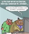 Cartoon: Inventions (small) by Karsten Schley tagged chats,inventions,science,technologie,informatique,recherche