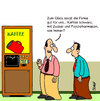 Cartoon: Kaffee (small) by Karsten Schley tagged gesellschaft gesundheit arbeit arbeitnehmer arbeitgeber wirtschaft