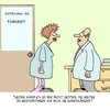 Cartoon: Kann ich mir nicht leisten! (small) by Karsten Schley tagged ärzte,tierärzte,tiermedizin,arbeitgeber,arbeitnehmer,jobs,entlassungen,arbeitslosigkeit,wirtschaft,business,arbeit,jobabbau,gesellschaft