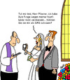 Cartoon: Kirche (small) by Karsten Schley tagged ehe heiraten liebe männer frauen gesellschaft religion technik handy kommunikation