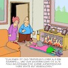Cartoon: Kleine Rente (small) by Karsten Schley tagged rente,pensionen,nebenjobs,einkommen,umweltschutz,tierschutz,ethik,nachbarschaft,wohnen,soziales,gesellschaft,alter,deutschland,europa