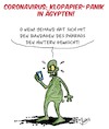 Cartoon: Klopapier-Panik!! (small) by Karsten Schley tagged corona,klopapier,panik,gesundheit,ägypten,mumien