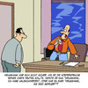 Cartoon: Körpersprache (small) by Karsten Schley tagged arbeit,arbeitgeber,arbeitnehmer,jobs,wirtschaft,entlassungen,körpersprache,sprache