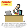 Cartoon: Kompetenz!!! (small) by Karsten Schley tagged kundenservice,hotlines,callcenter,business,wirtschaft,technik,computer,kompetenz,kunden,schnelligkeit,it
