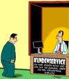 Cartoon: Kundenservice (small) by Karsten Schley tagged wirtschaft,kunden,geld,service,gesellschaft,finanzen